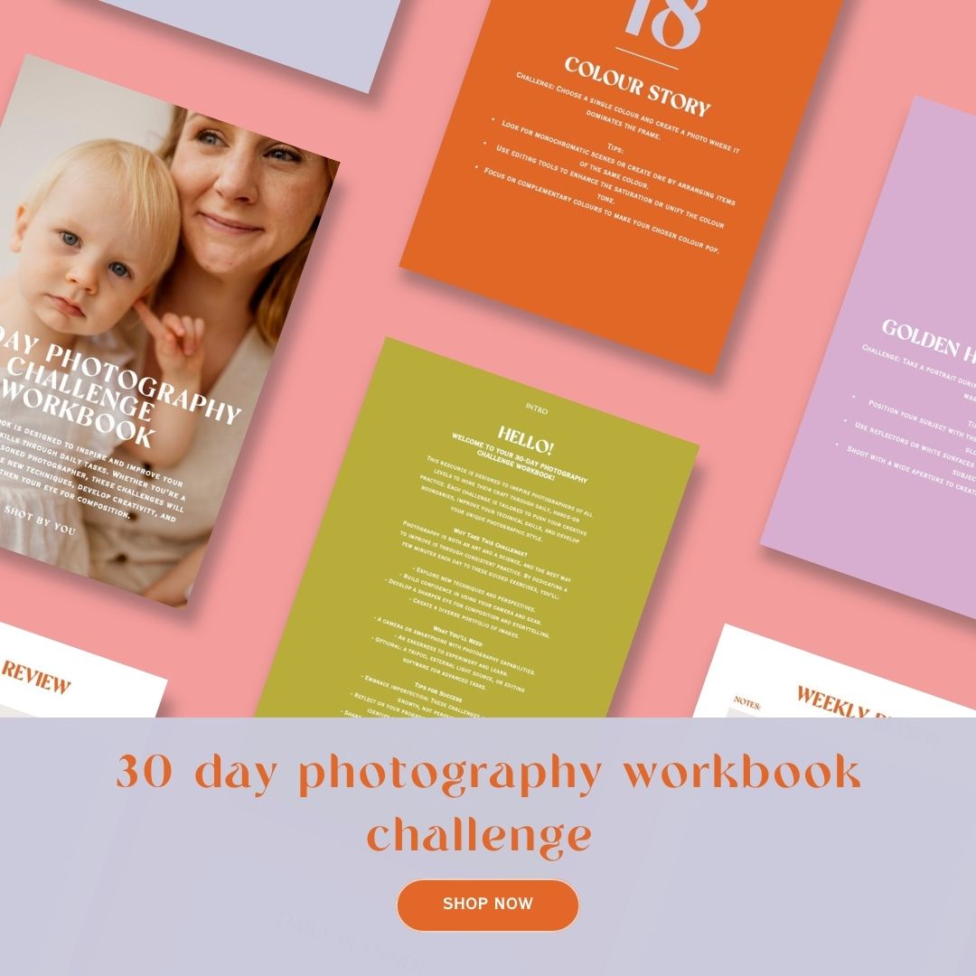 30 day photography workbook challenge