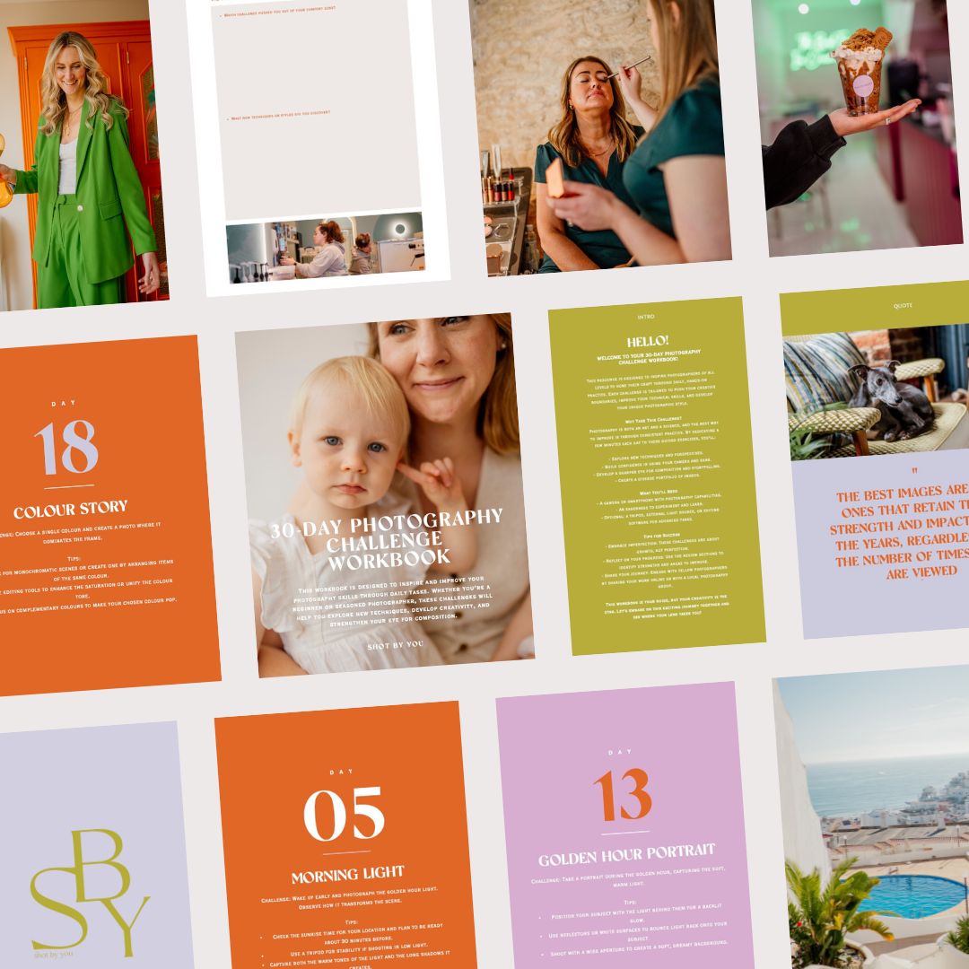 30 day photography workbook challenge